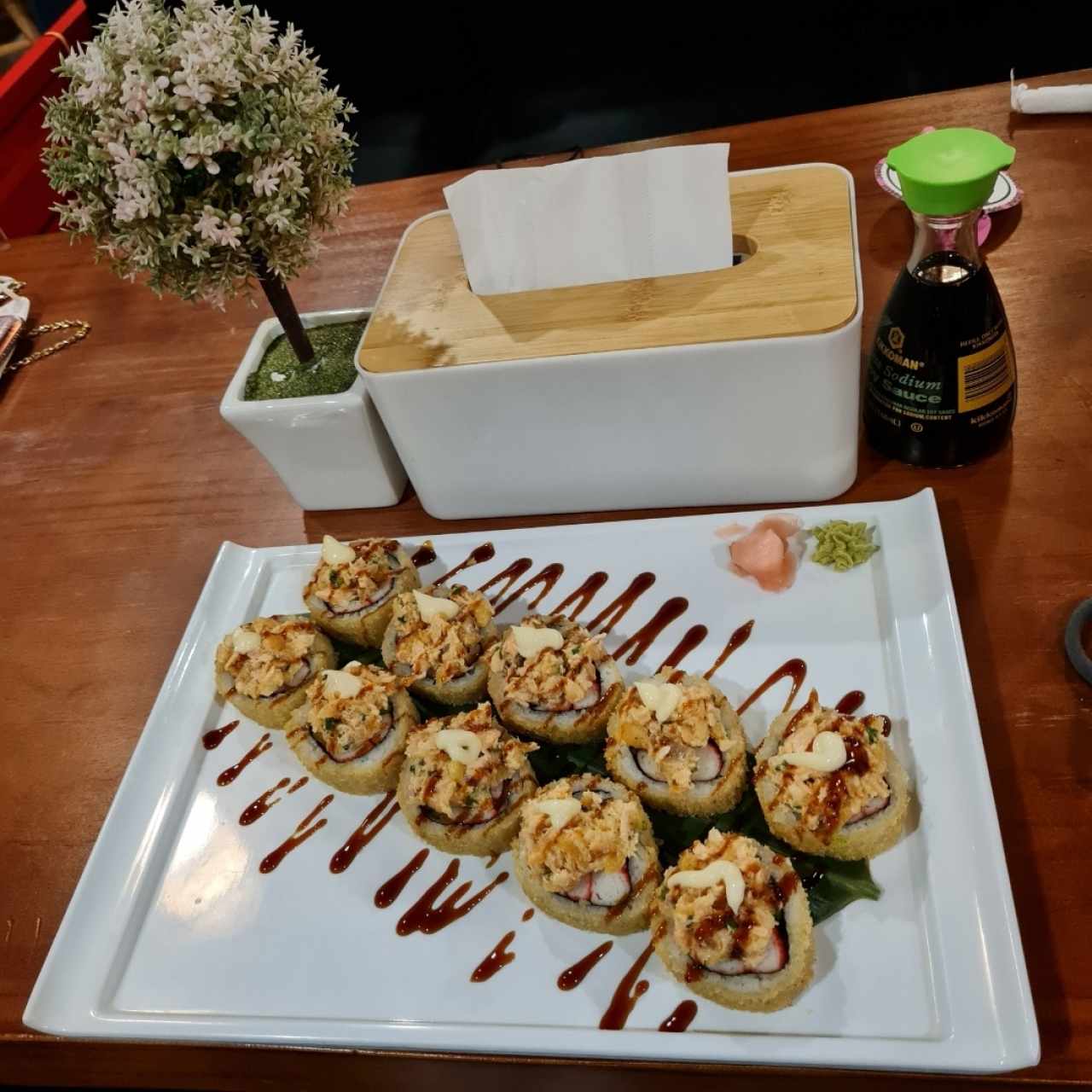crispy salmón  