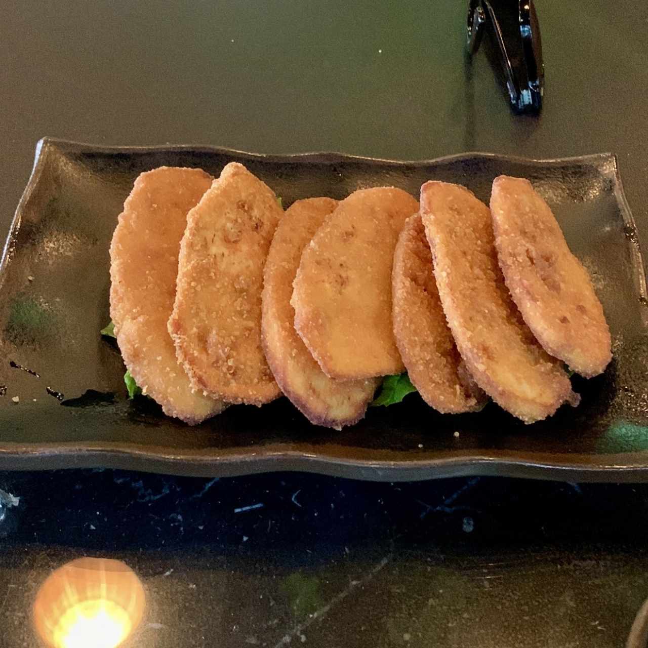 Berenjena Fritas, bien crujientes y ricas