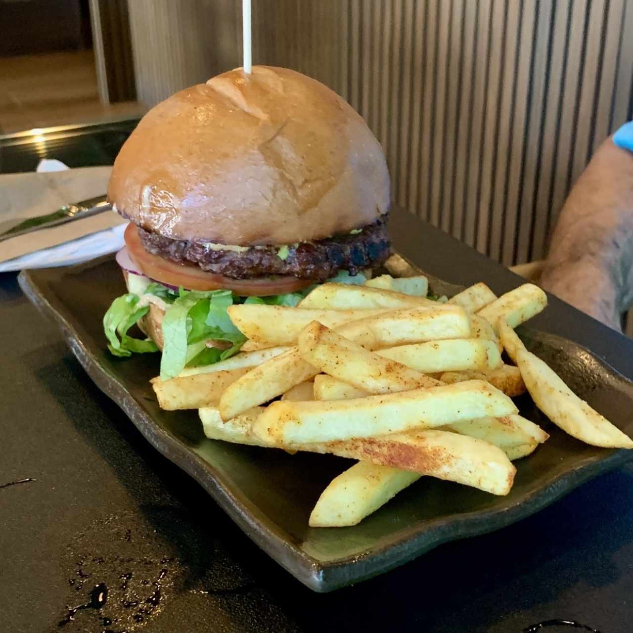 Hamburguesa al grill