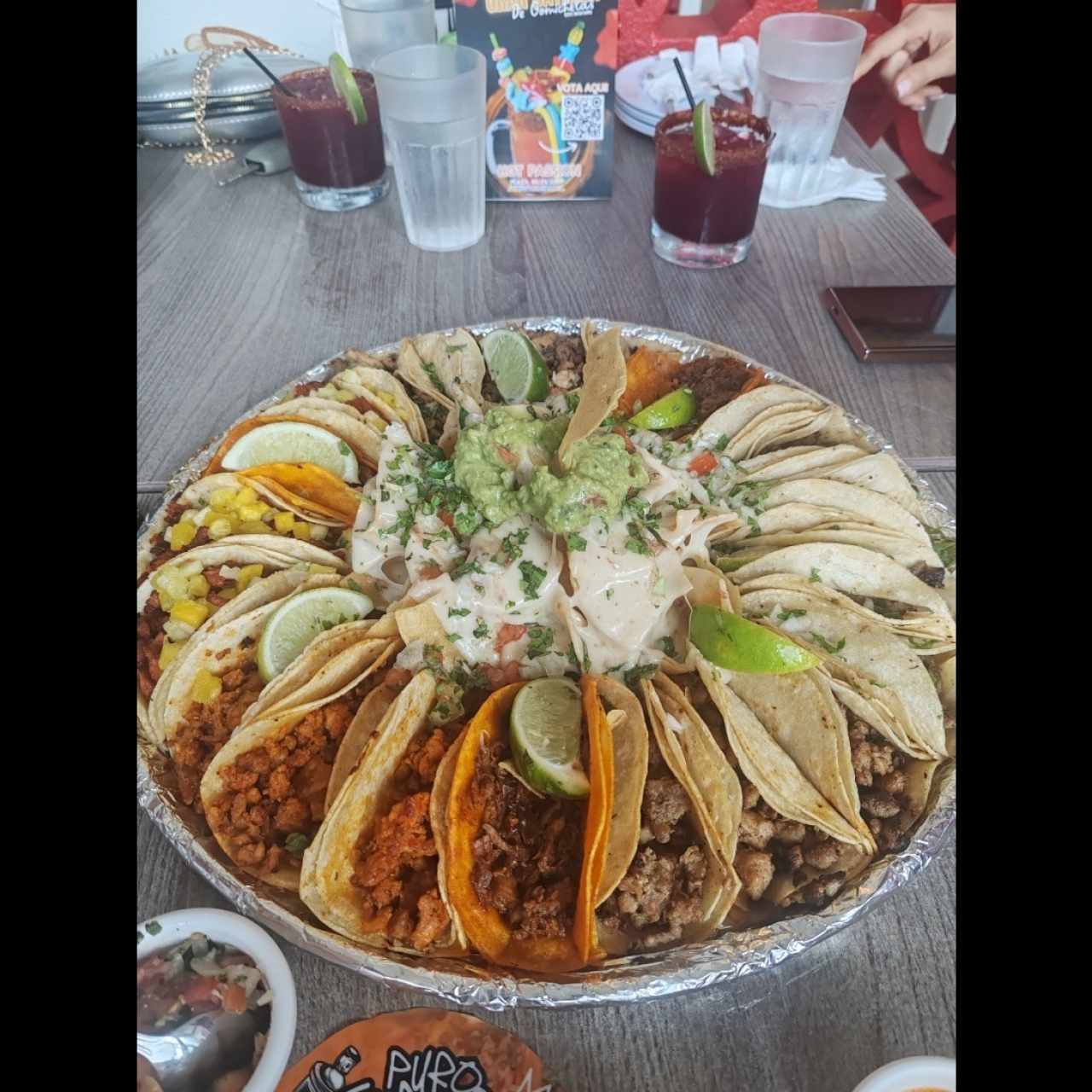 Para Compartir - Bandeja taquera