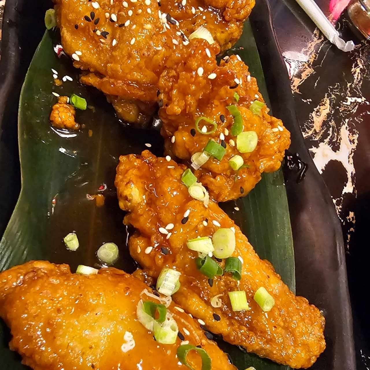 Alitas de Pollo Estilo Coreano