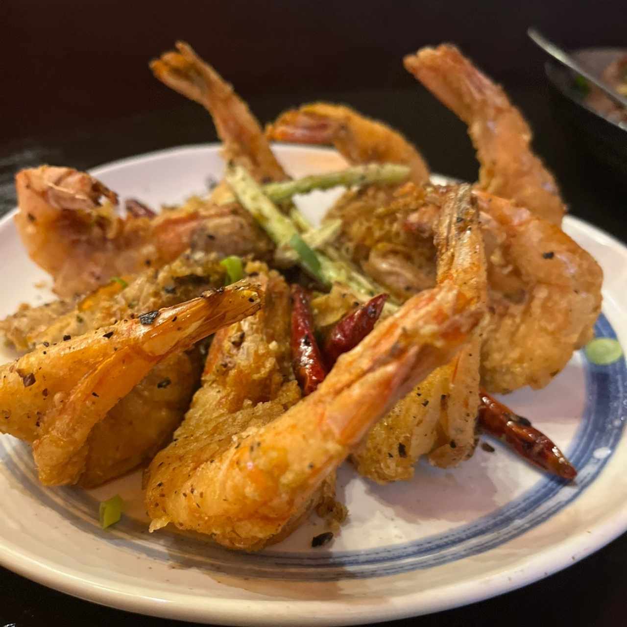 Langostinos en Sal y Pimienta