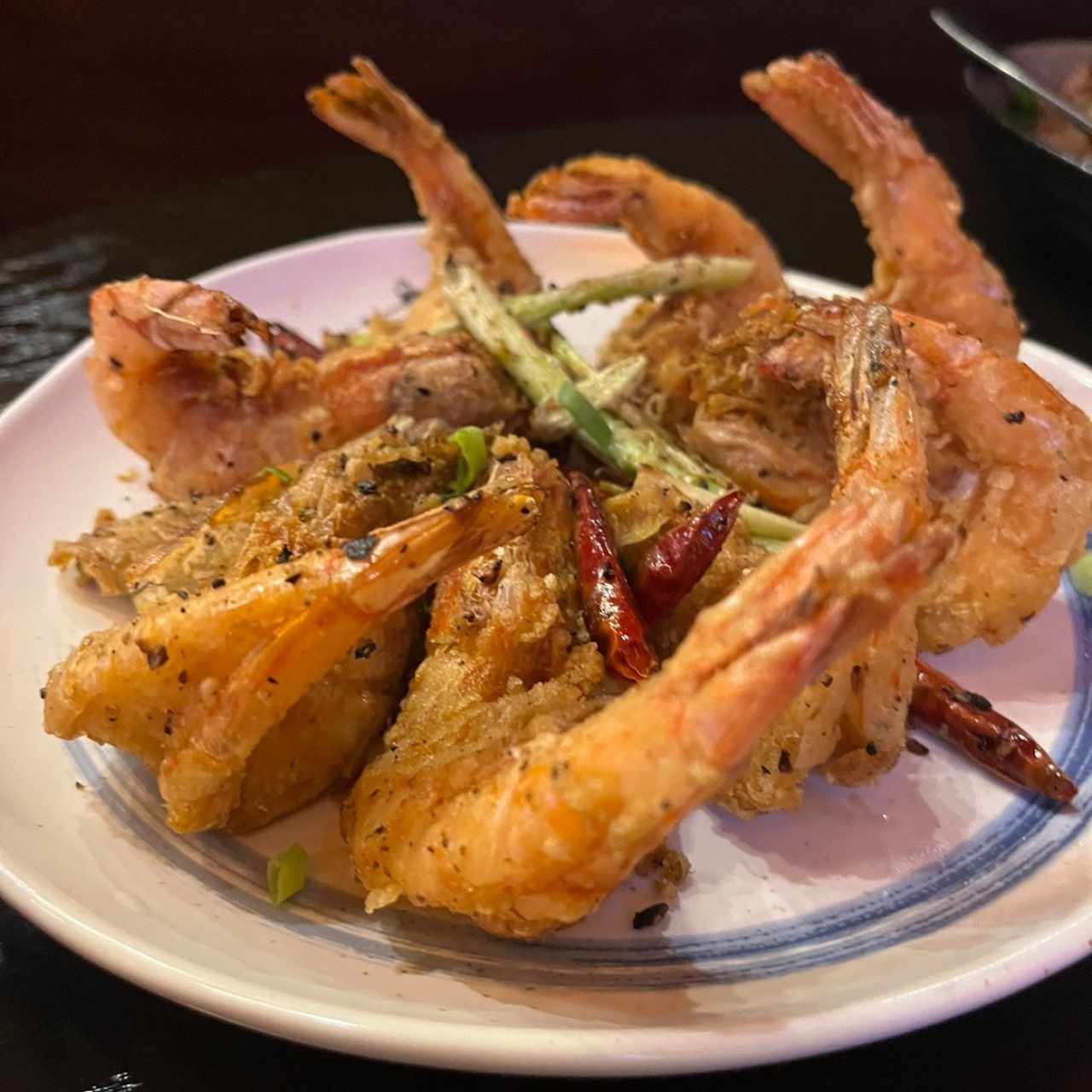 Langostinos en Sal y Pimienta