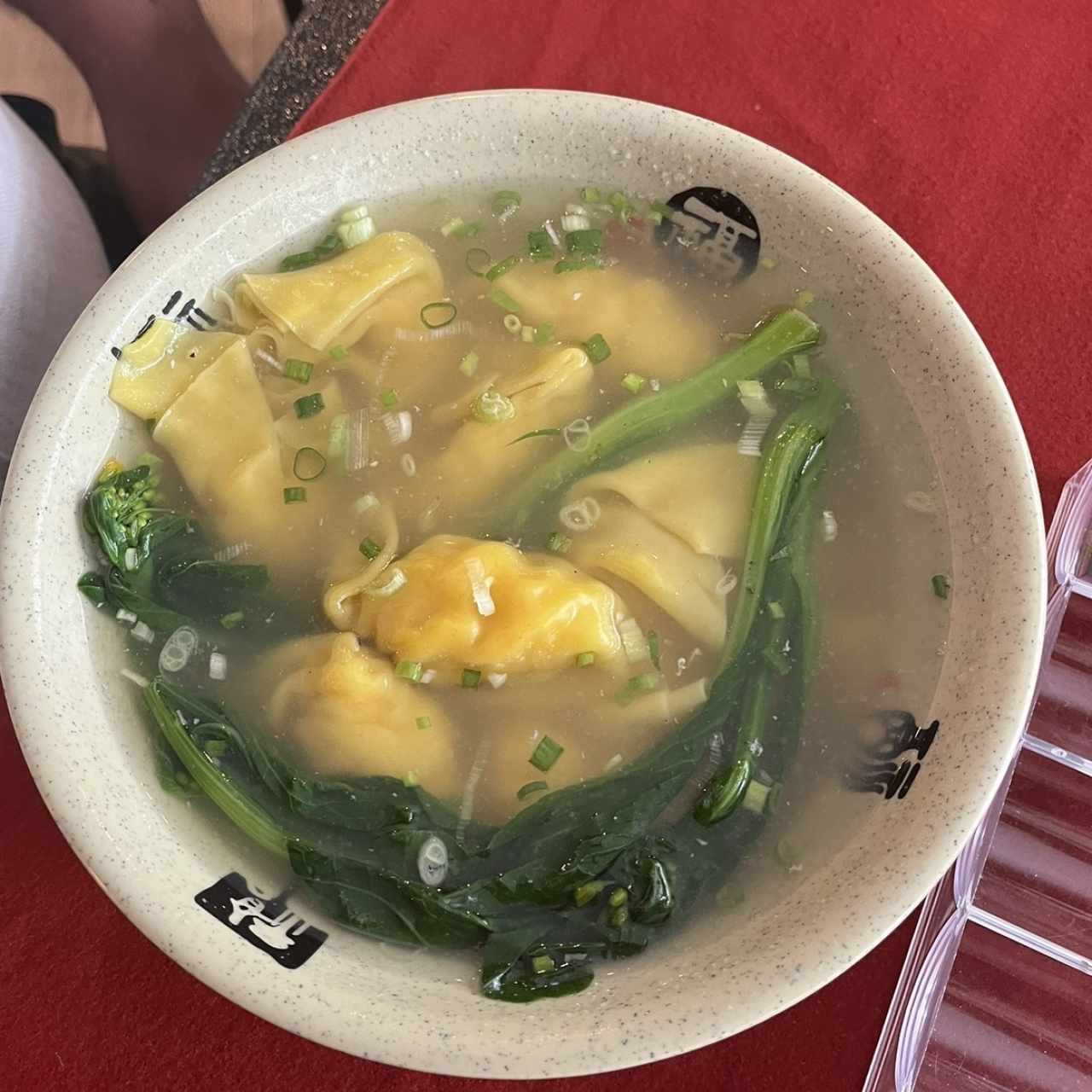 Sopa Wanton de Camarones Solo