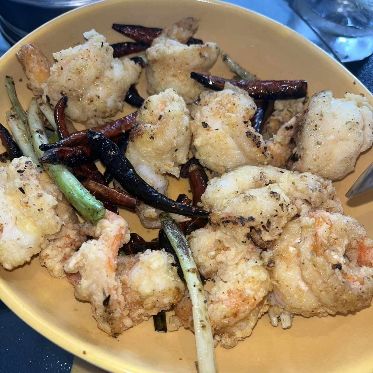 Langostinos en Sal y Pimienta