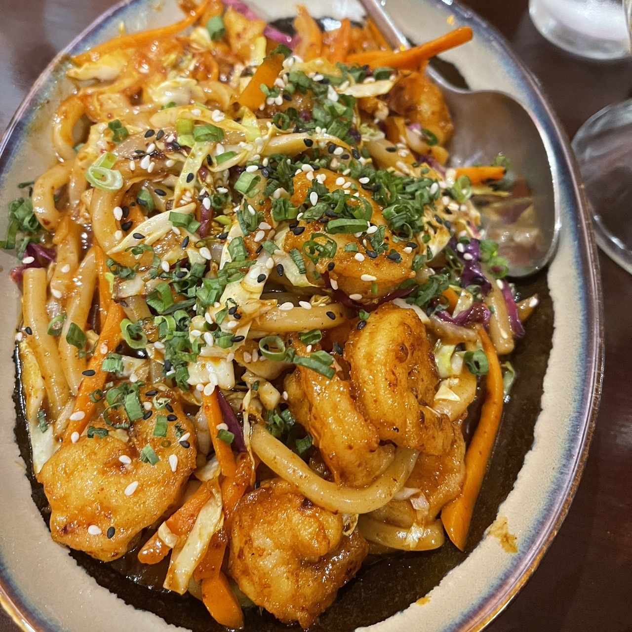 Udon de Mariscos Estilo Coreano