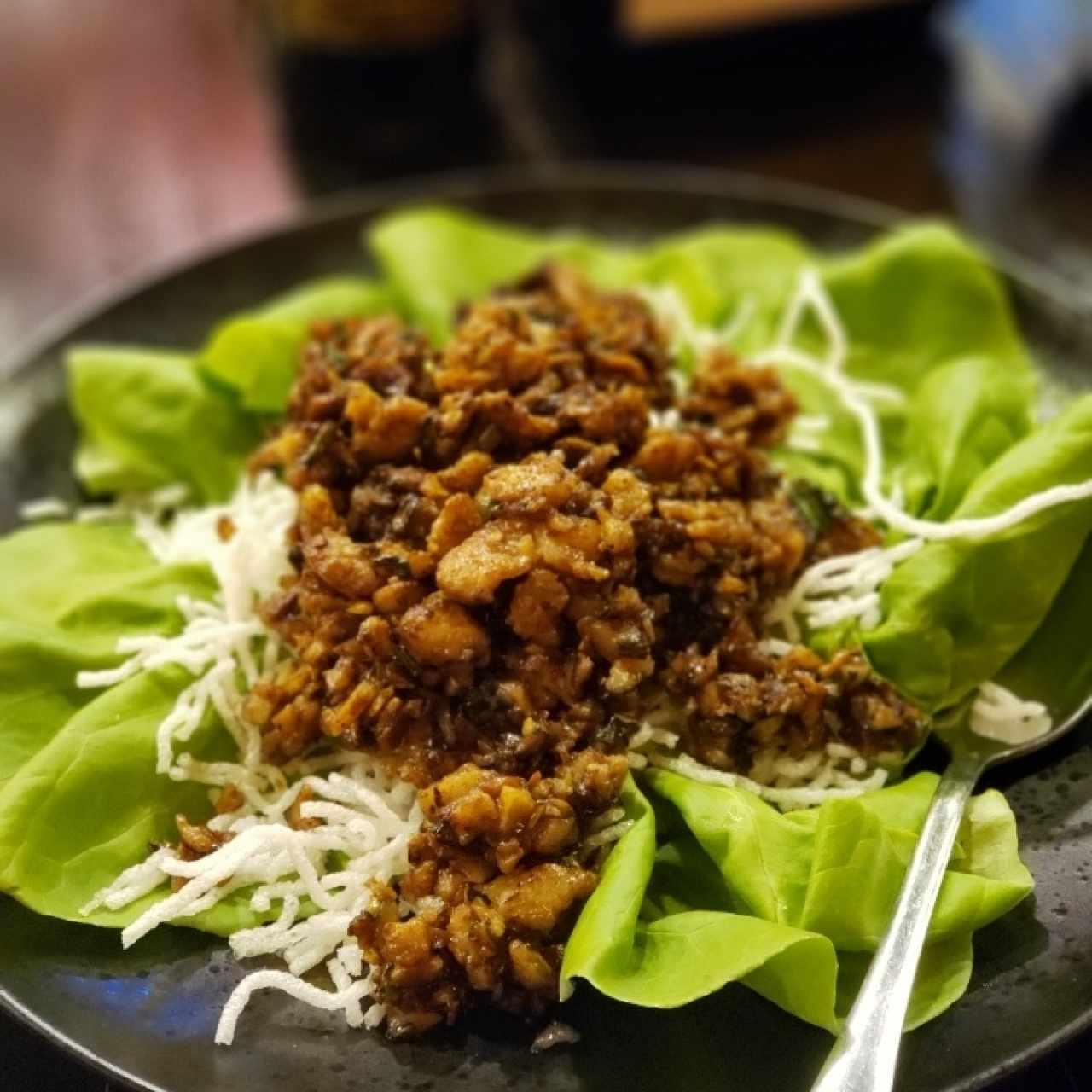 Tacos de Lechuga Thai