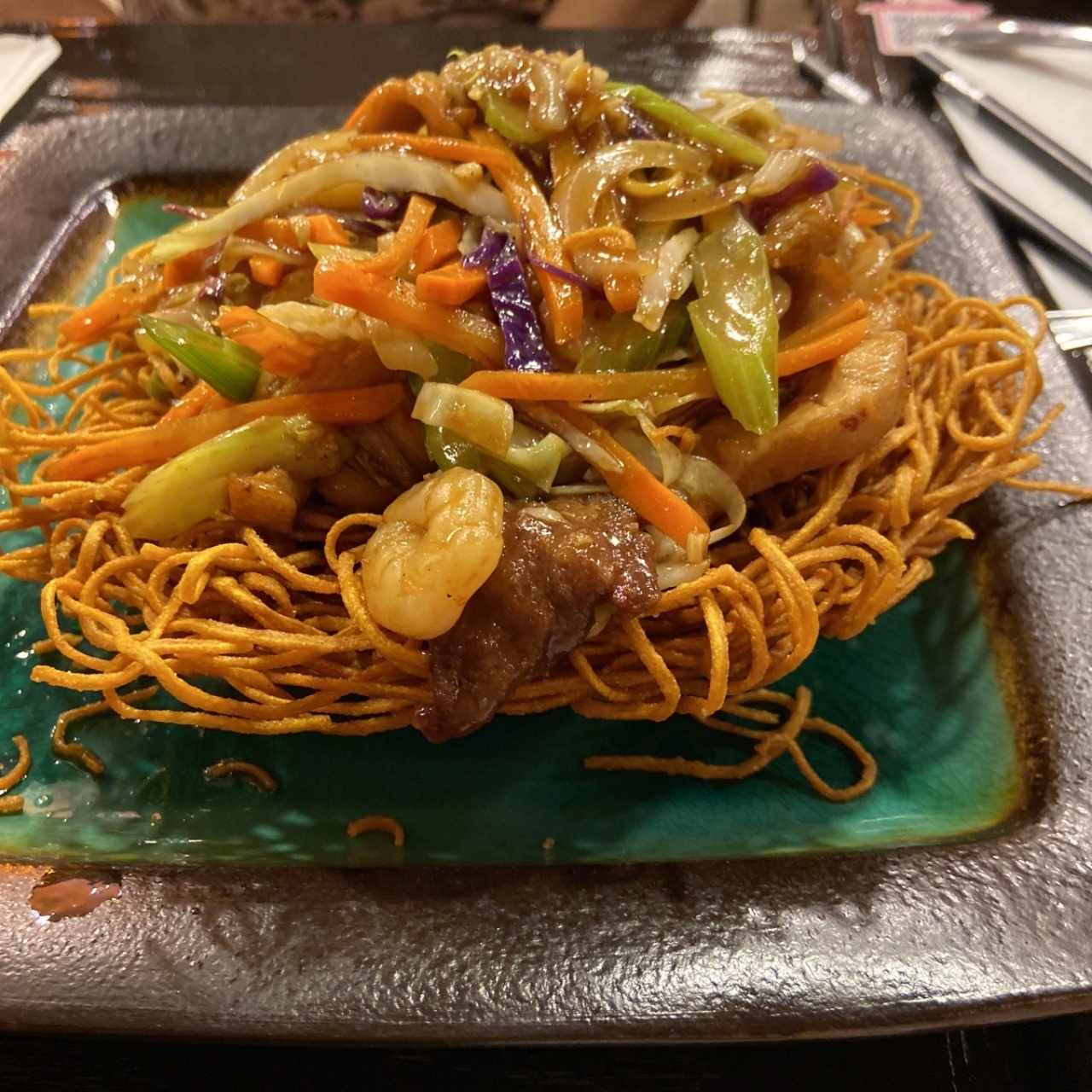 Low Mein Estilo Cantones