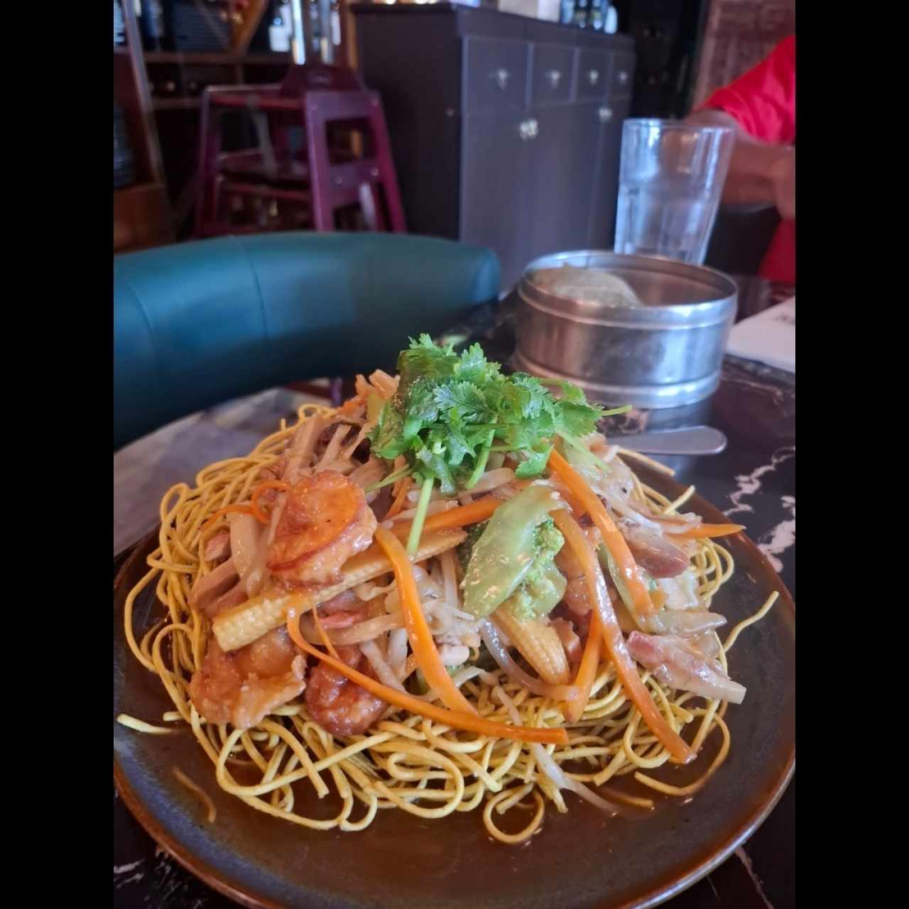 chow mein frito de combinacion