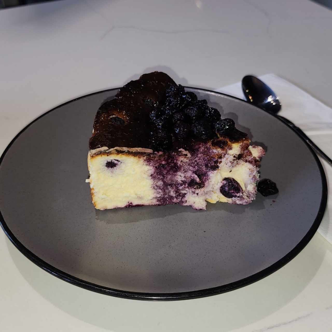 Postres - Cheesecake de Blueberries