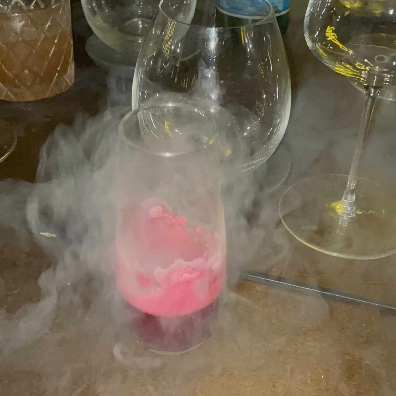 Bebida de zaril toque de genjibre y nitrogeno