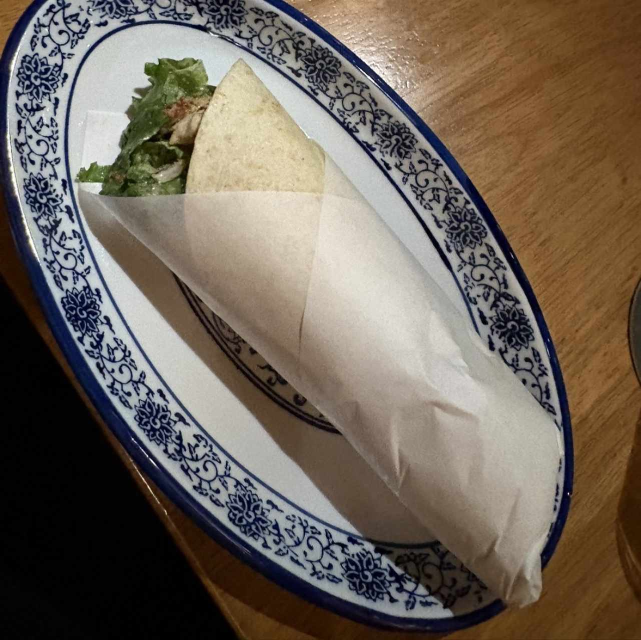 Grilled Caesar Salad (VG) en Wrap