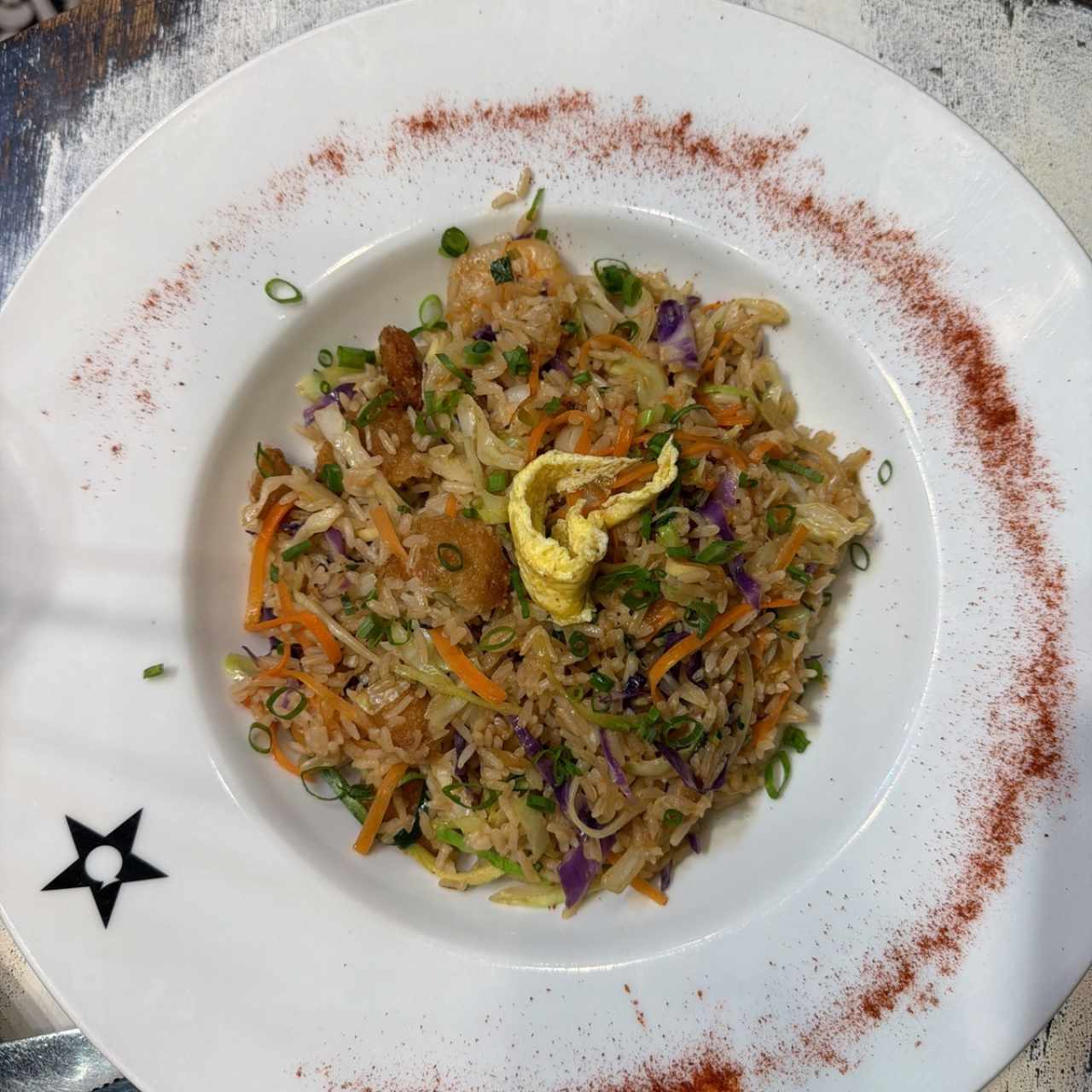 Nasi Goreng de Mariscos