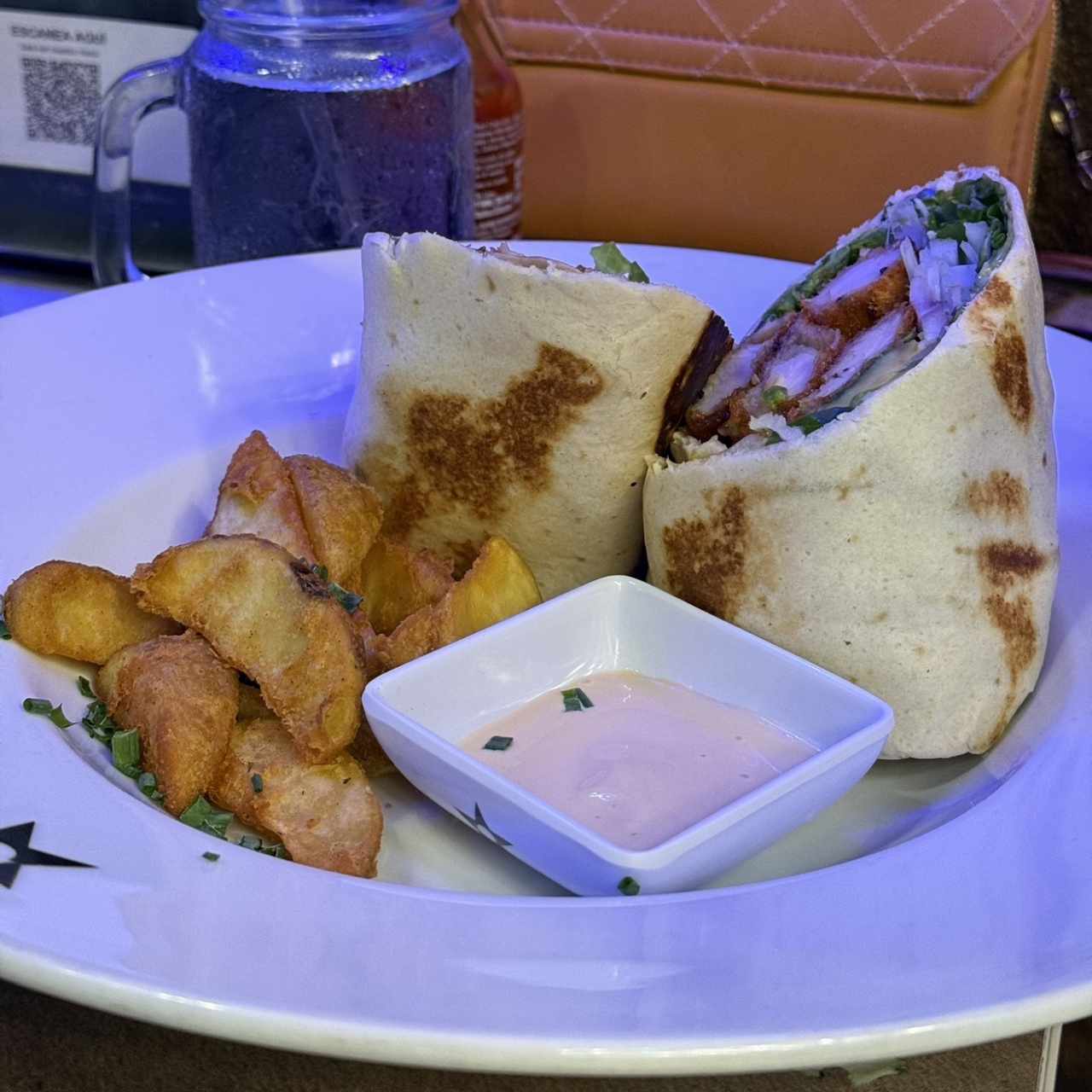Wrap de Pollo Thai