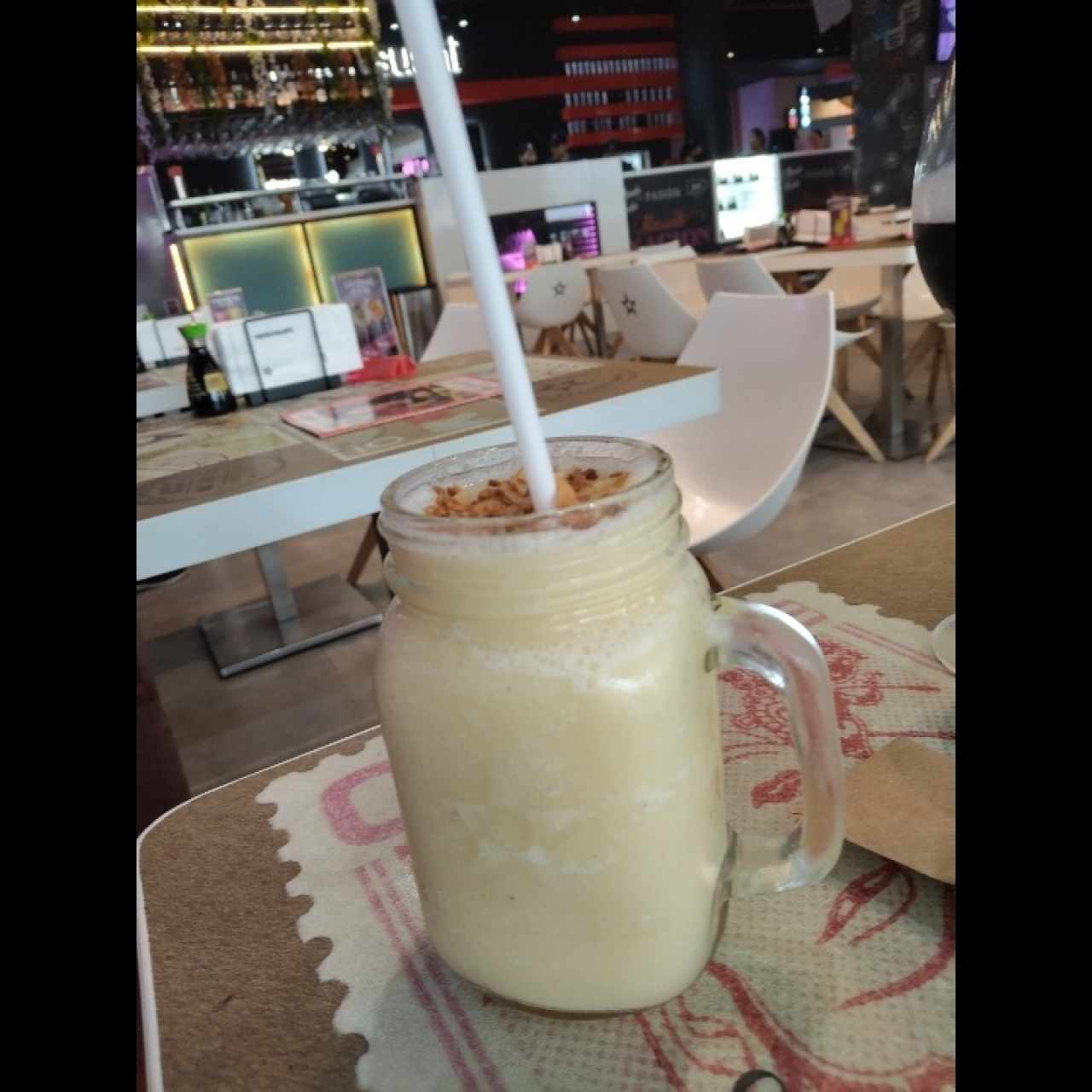 Batido de piña y coco