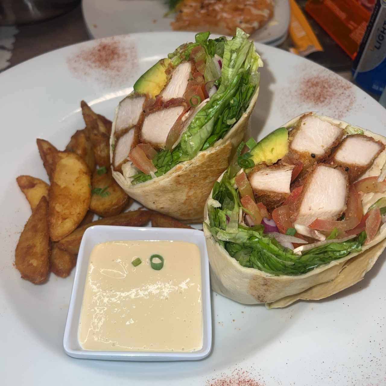Wrap de Pollo Thai