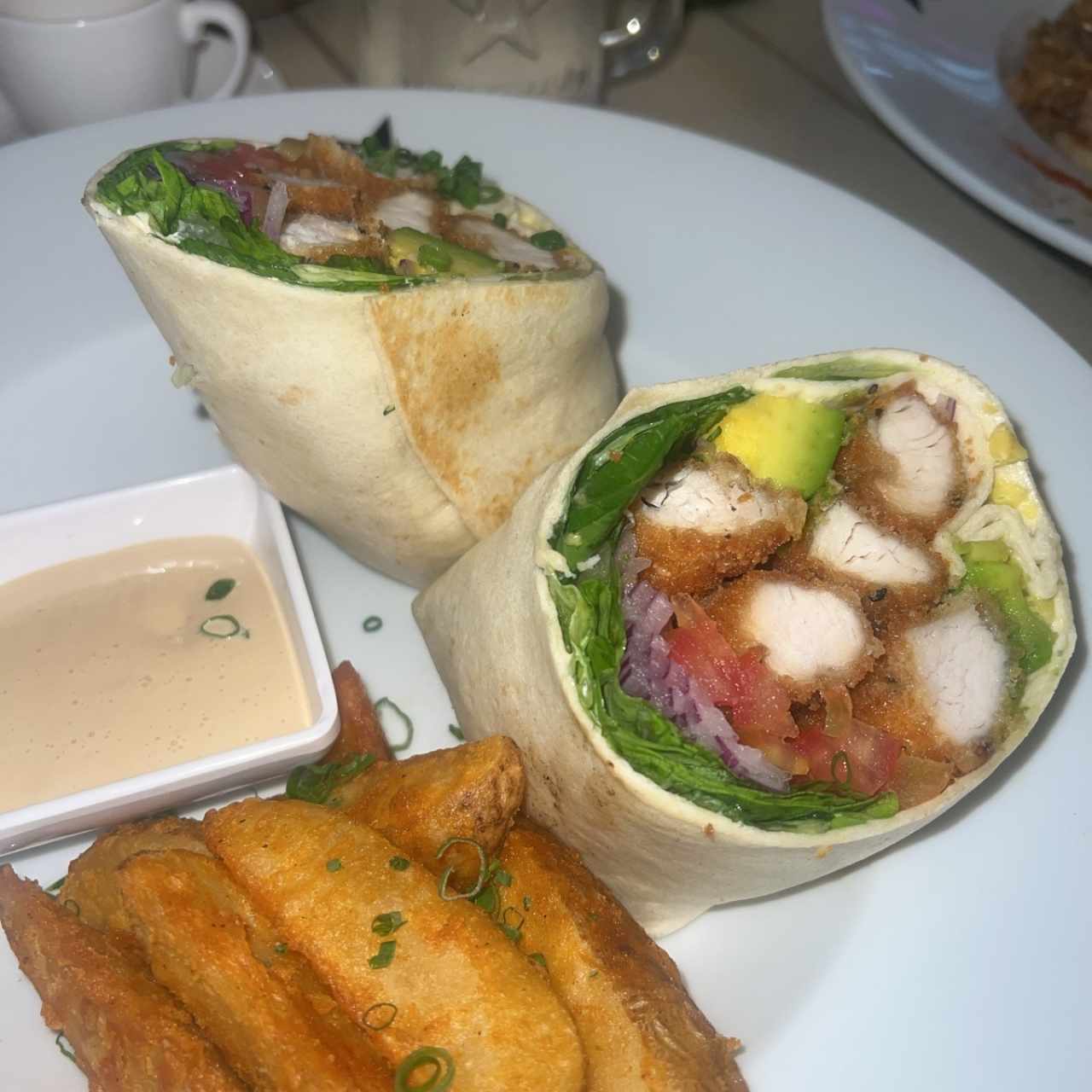 Wrap de Pollo Thai