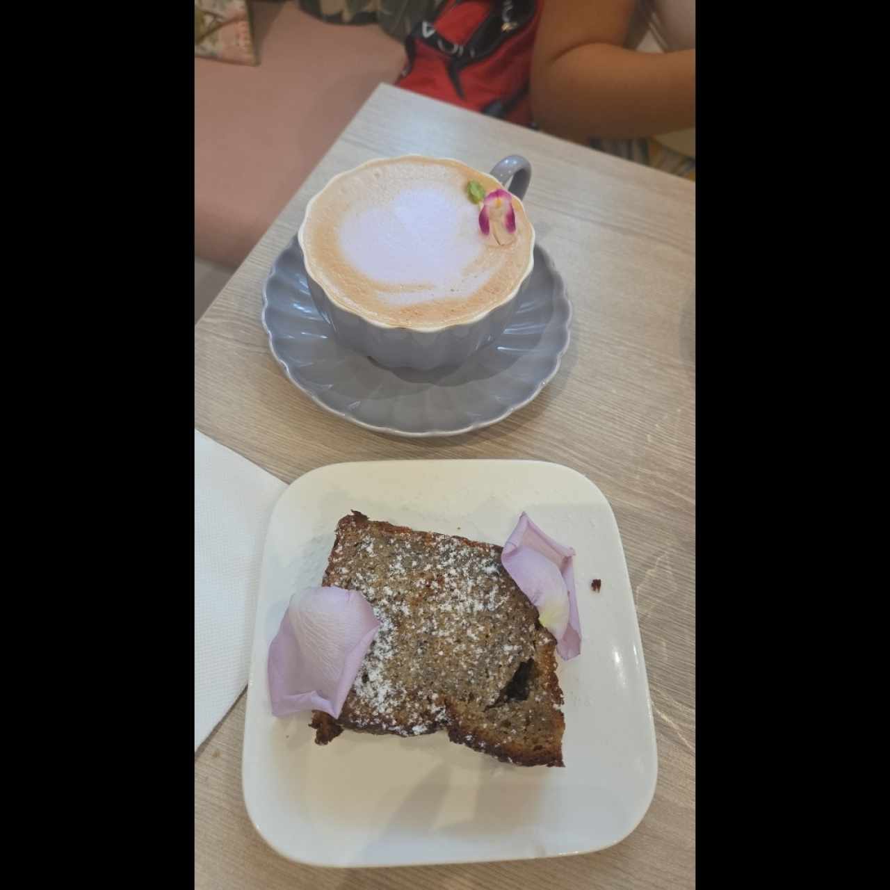 cafe lavanda y dulce de guineo