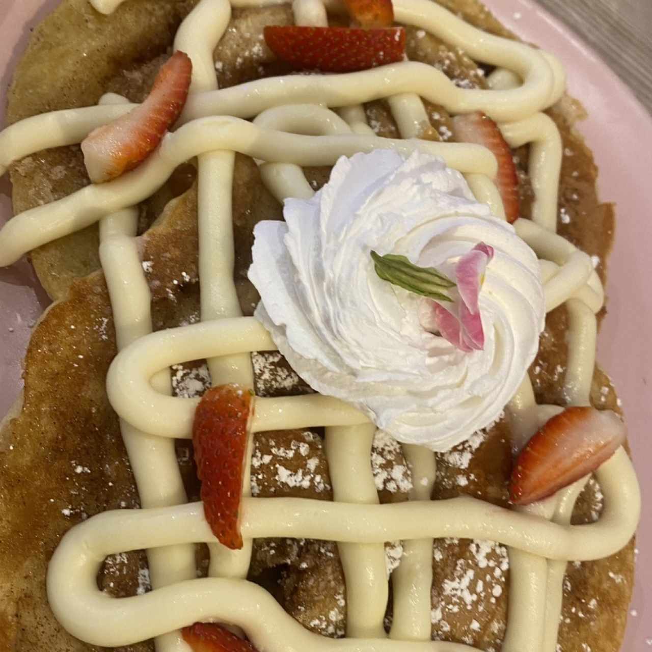Cinnamon roll on Cream Cheese