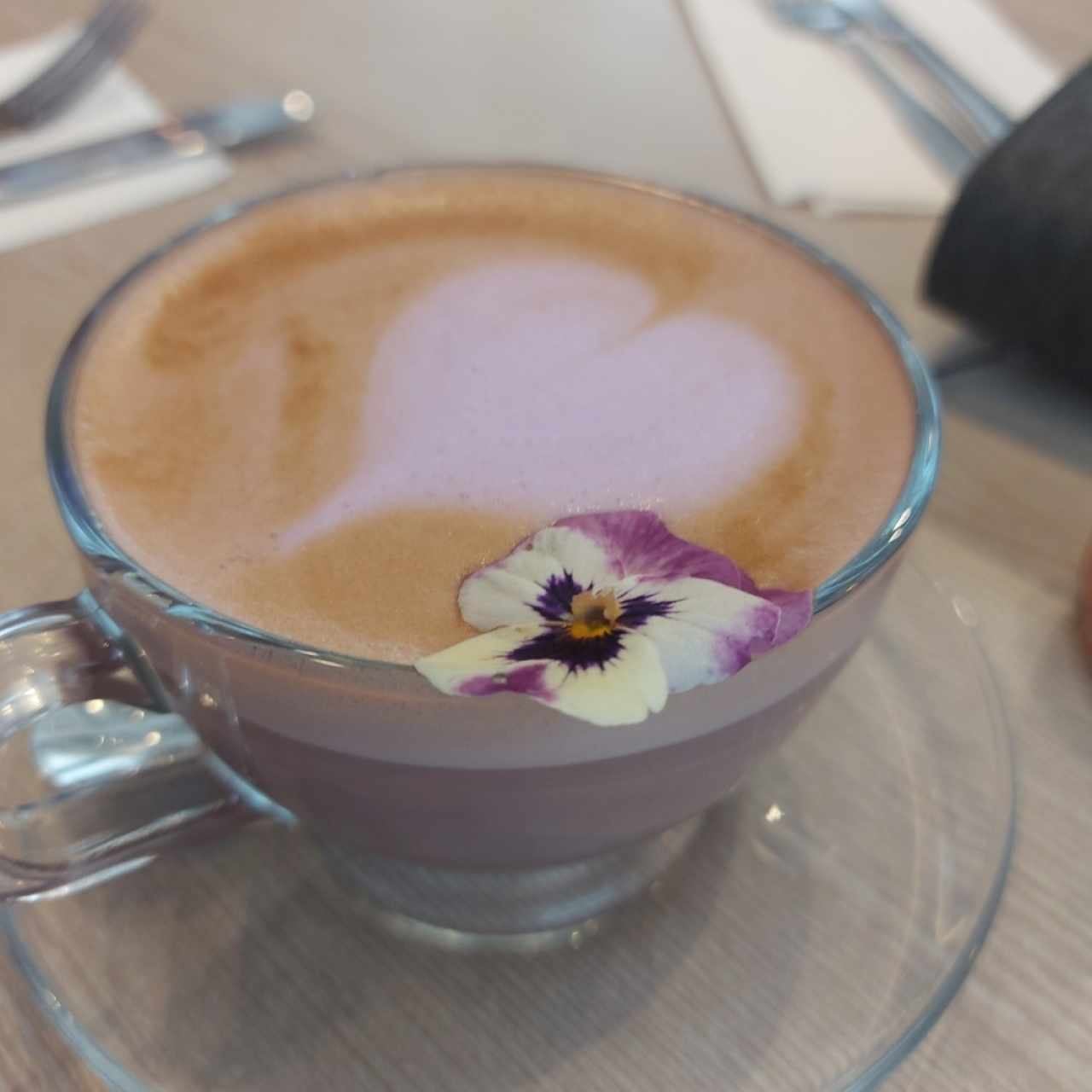 Latte de lavanda.