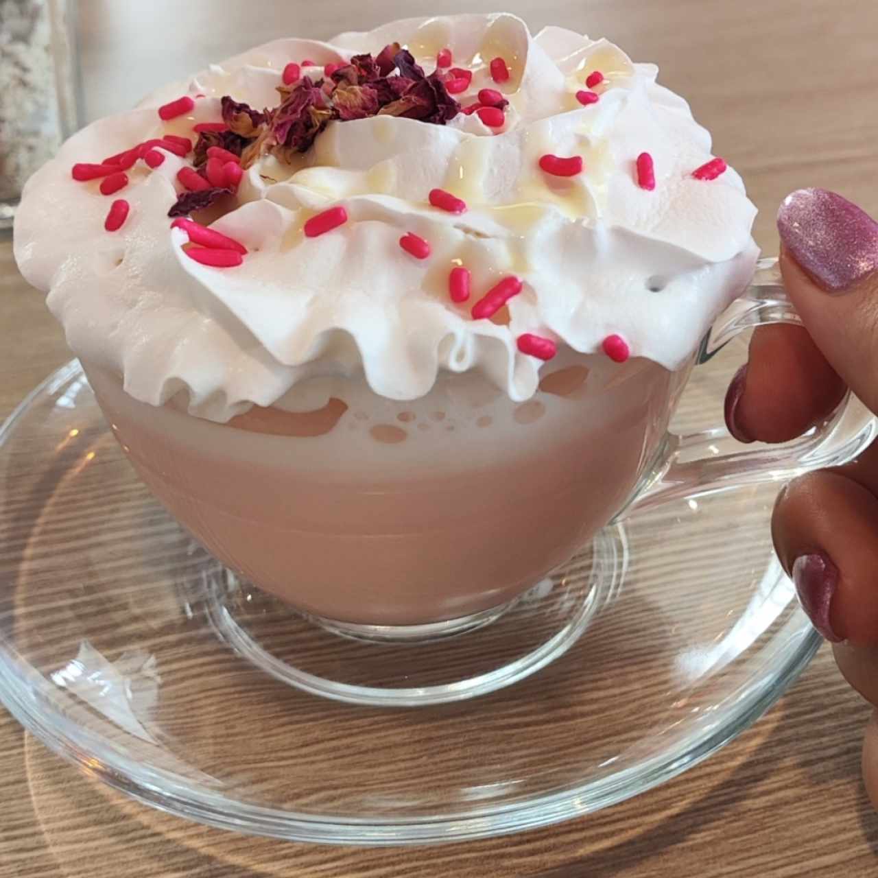 Latte de rosas 