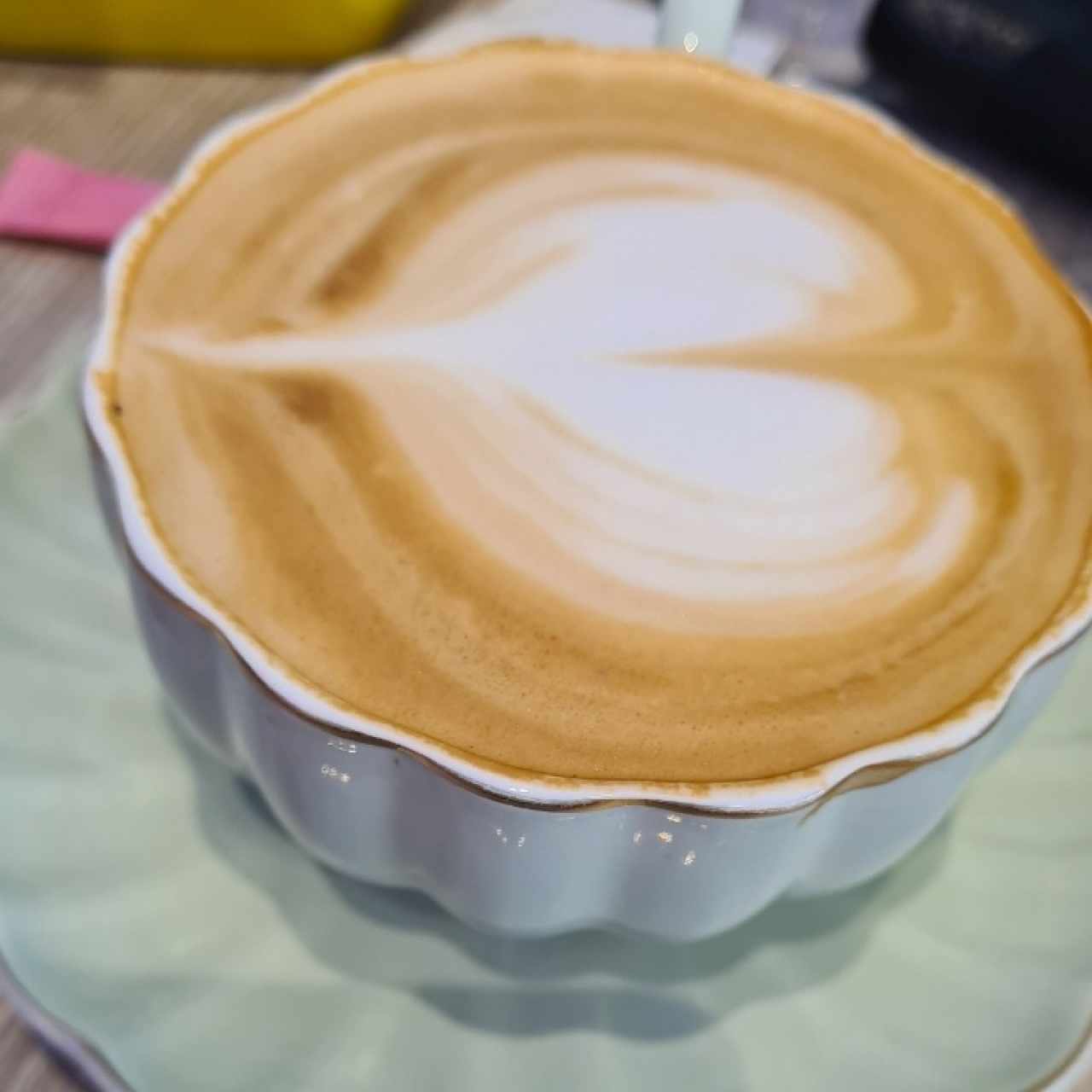 capuchino con semilla de Madagascar 