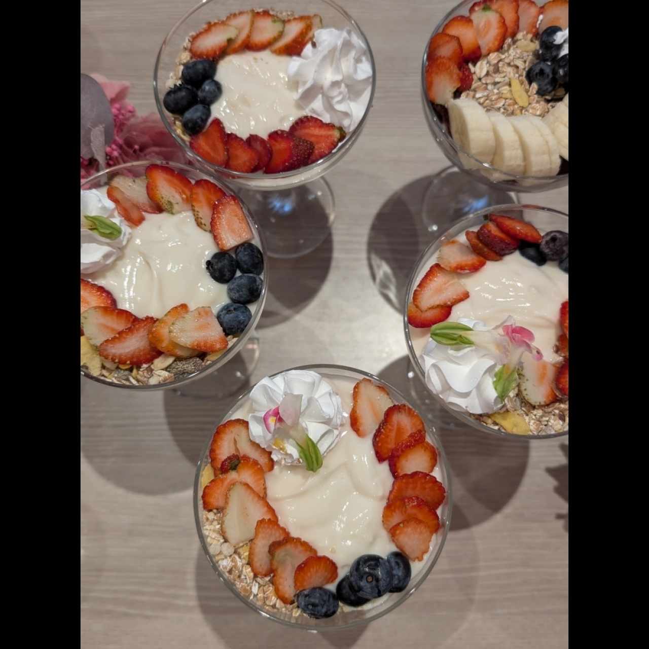 Entradas - Yogurt Parfait