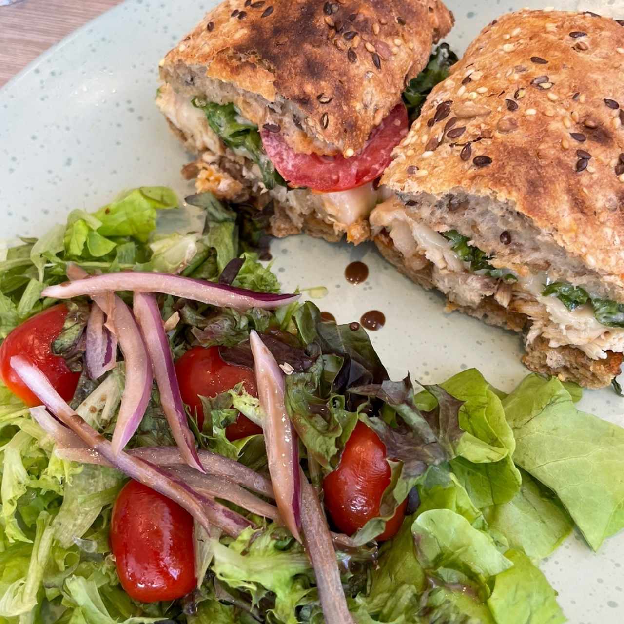 Roasted Chicken Club Sandwich