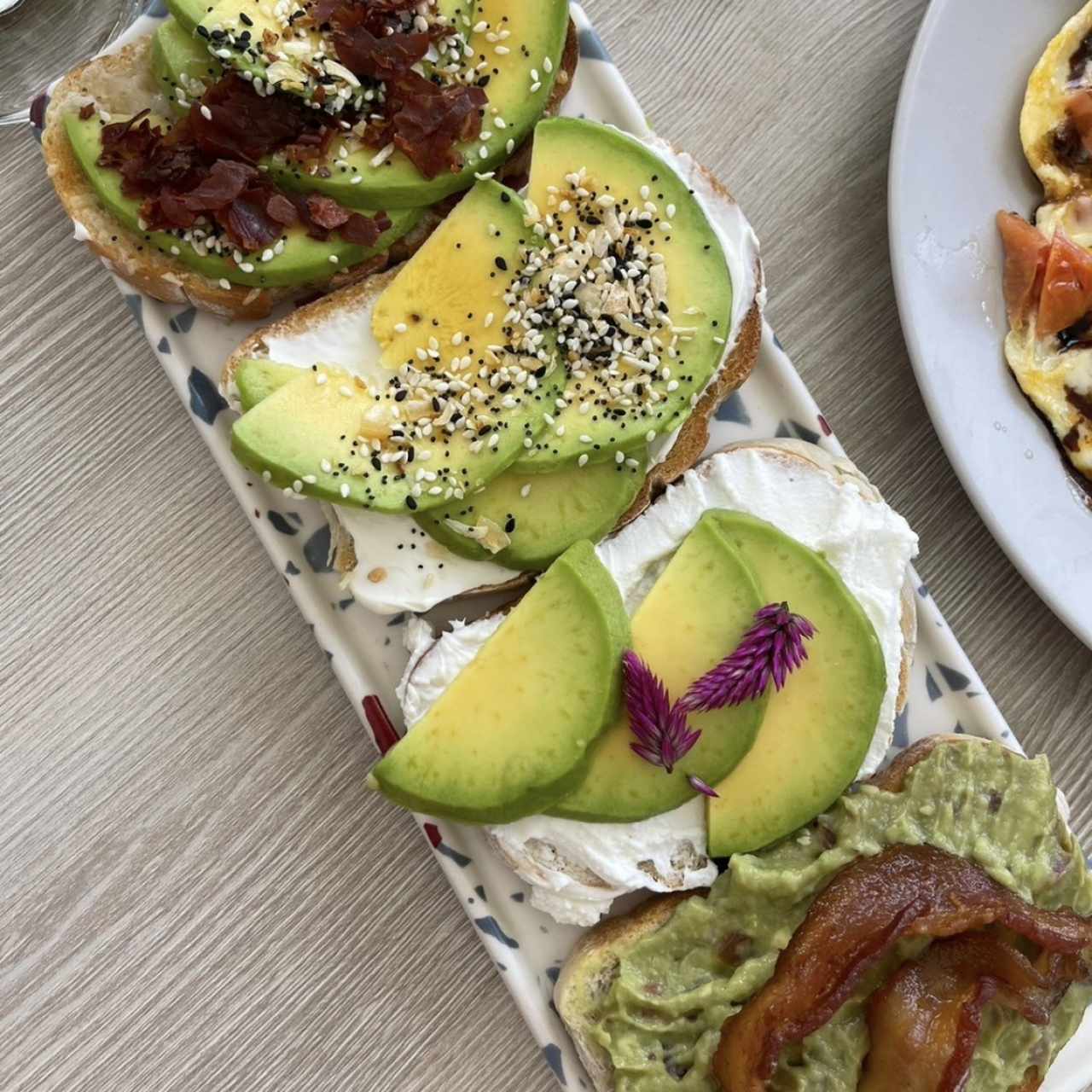 Tostadas con Bacon