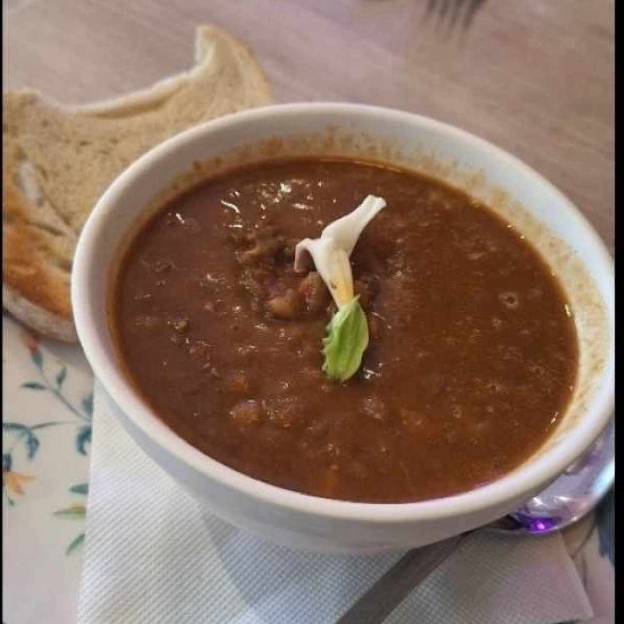 Sopa de Lentejas Meditteránea