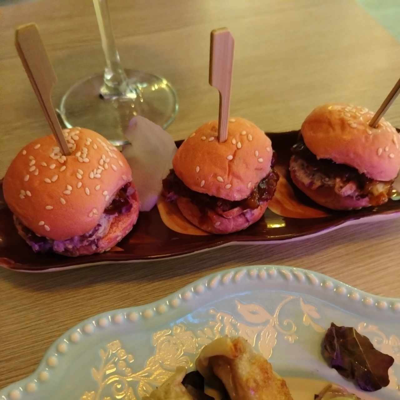 Pink Pulled Pork Sliders