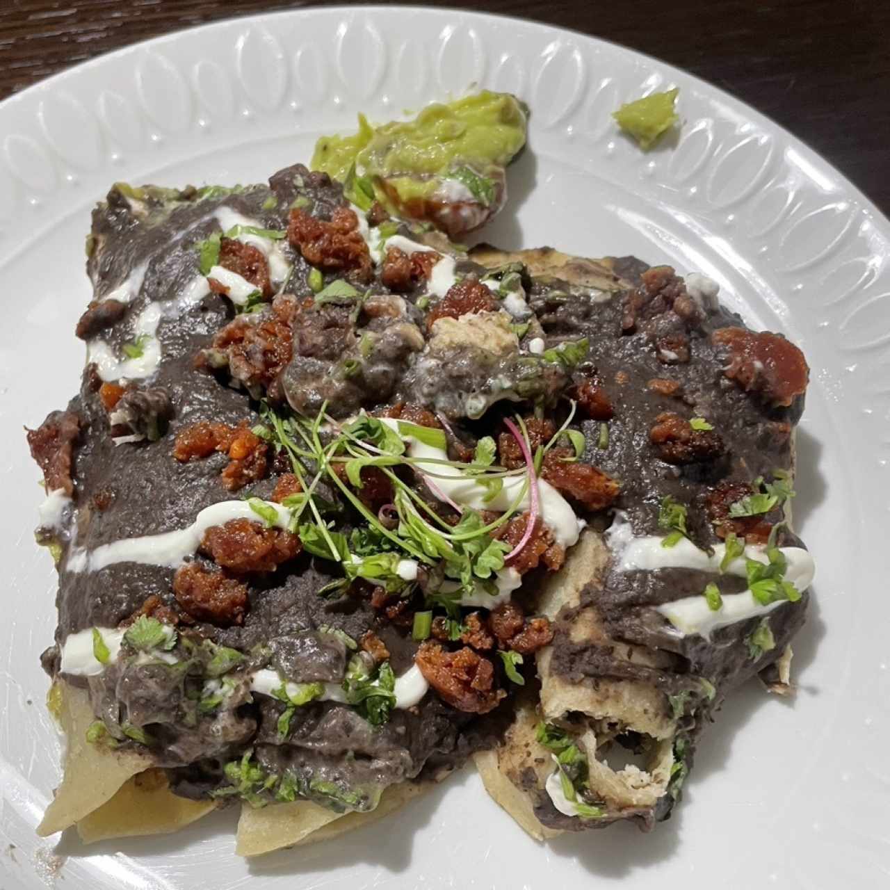 Enfrijoladas (menu especial mexicano)