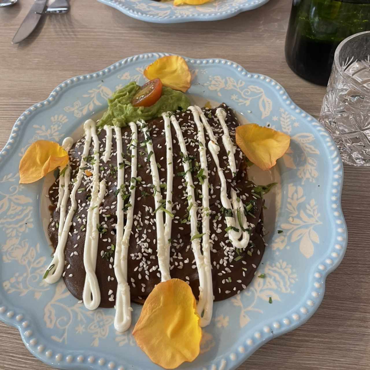 Enchiladas de mole