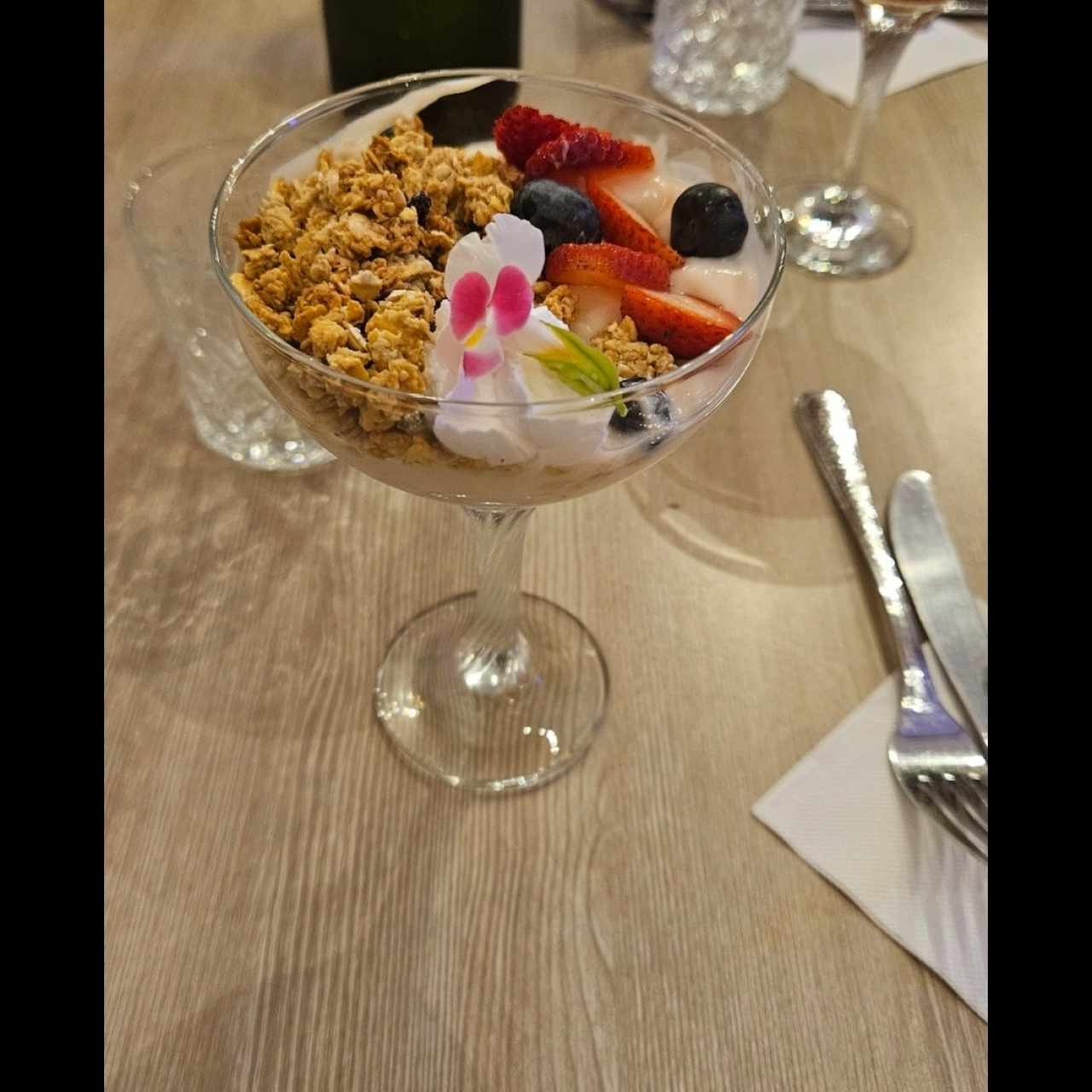 Entradas - Yogurt Parfait