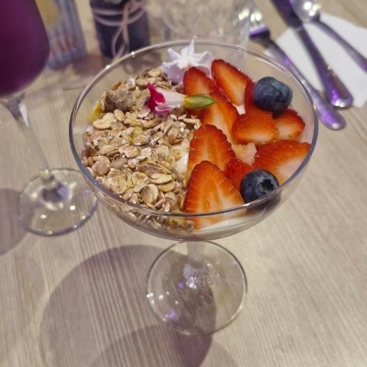 Entradas - Yogurt Parfait