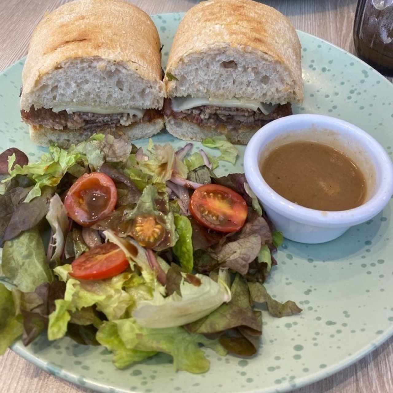 French dip sandwish