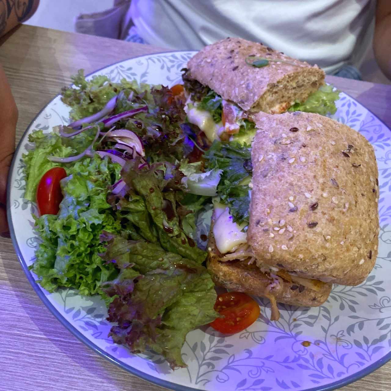 Roasted Chicken Club Sandwich