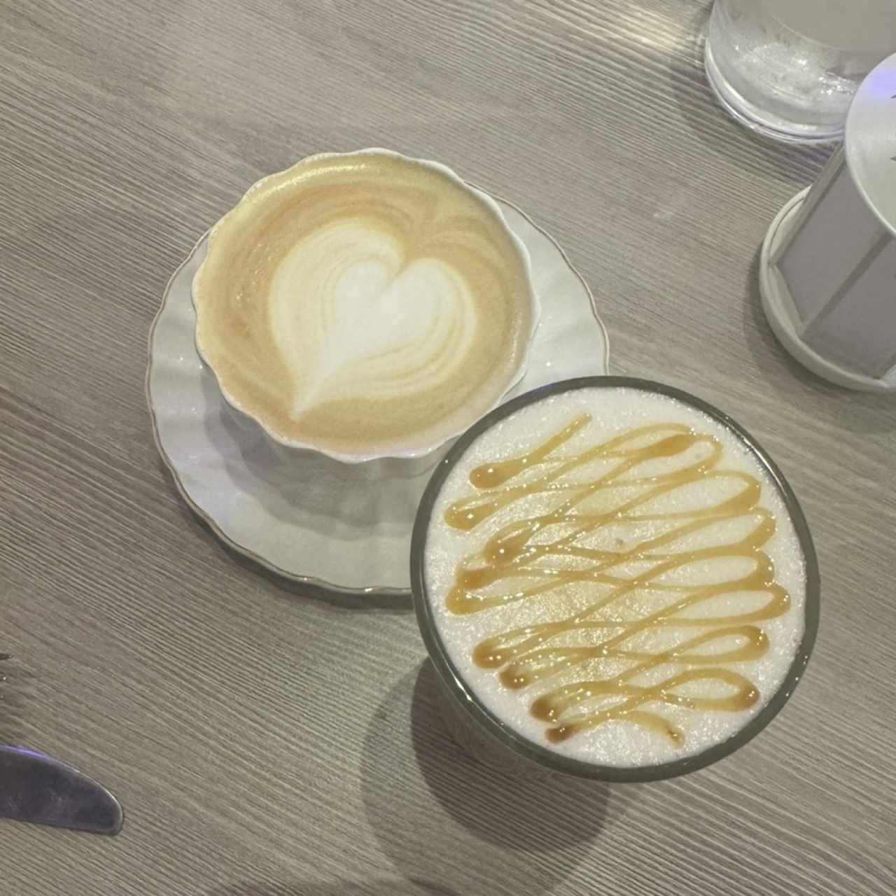 Capuccino y Ice Latte