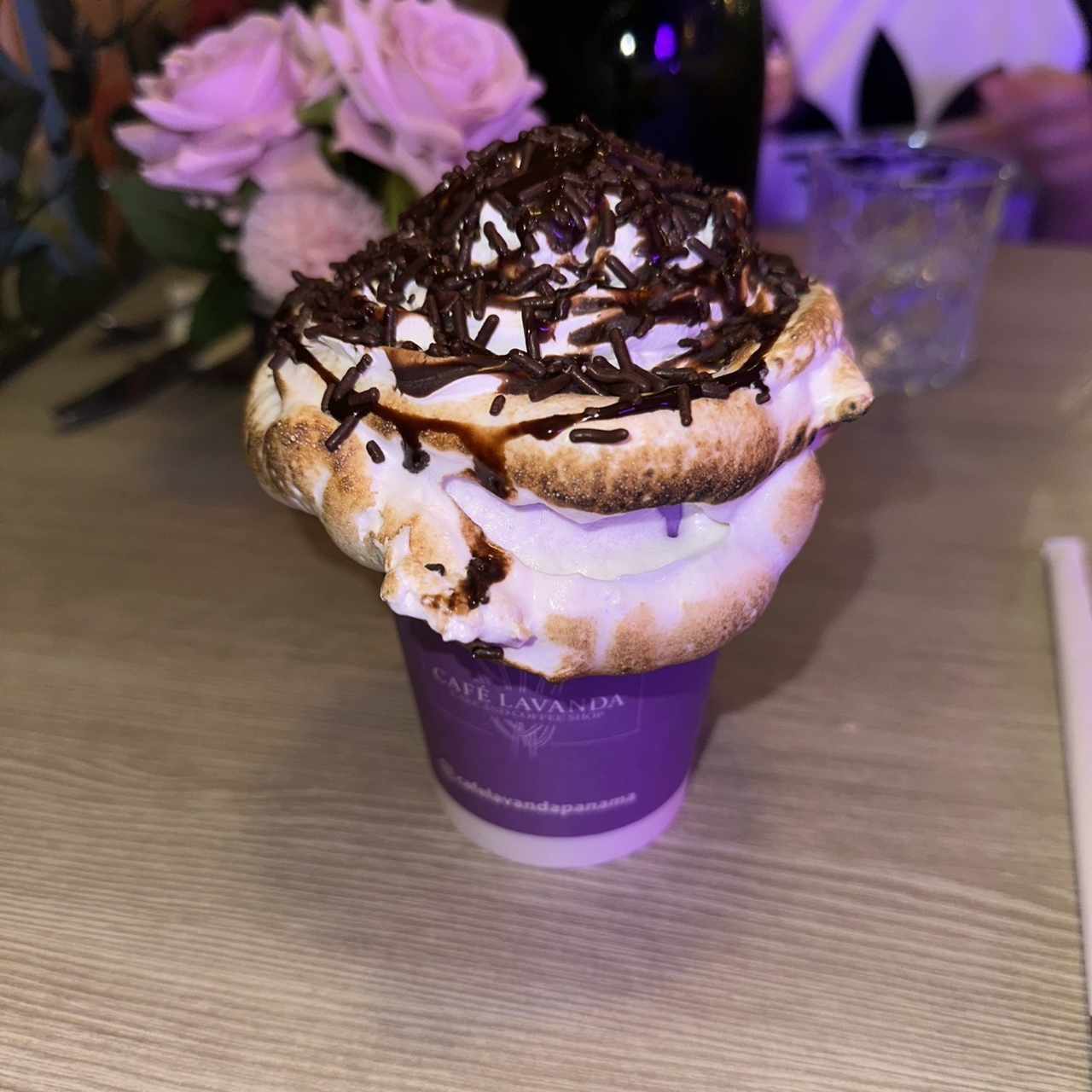 Chocolate con malva
