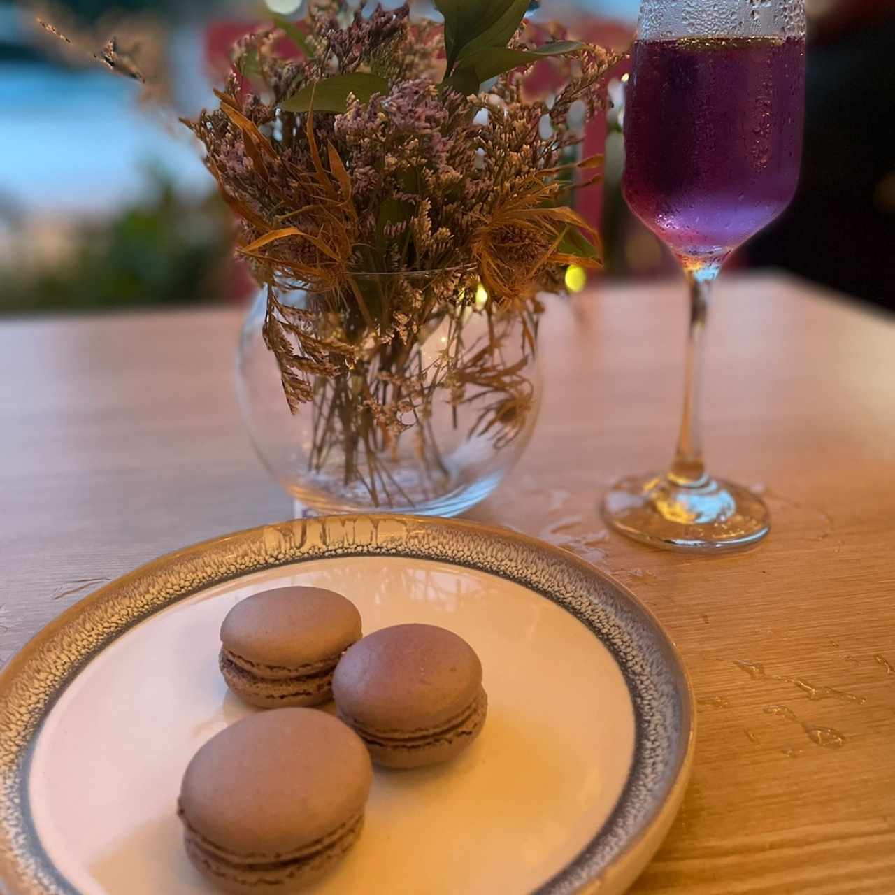 Macarons de lavanda 