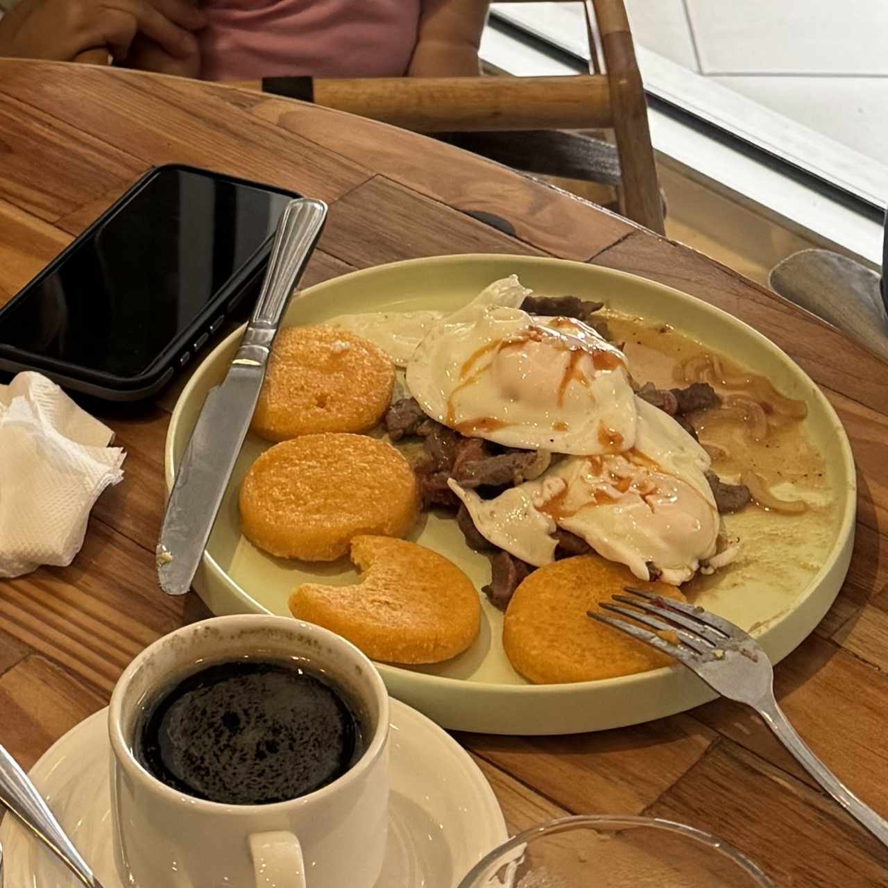 Desayuno bistec