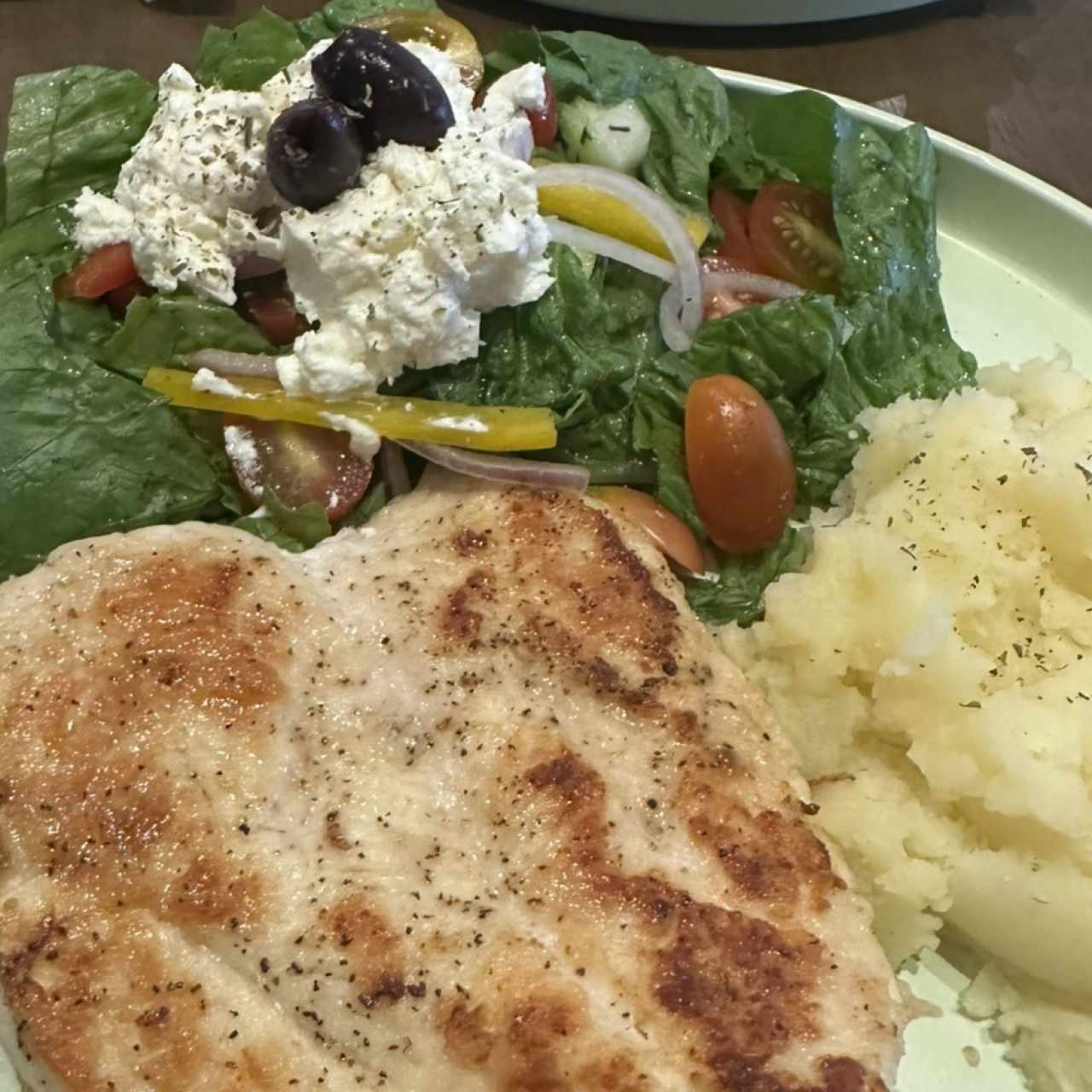 Pollo a la Griega