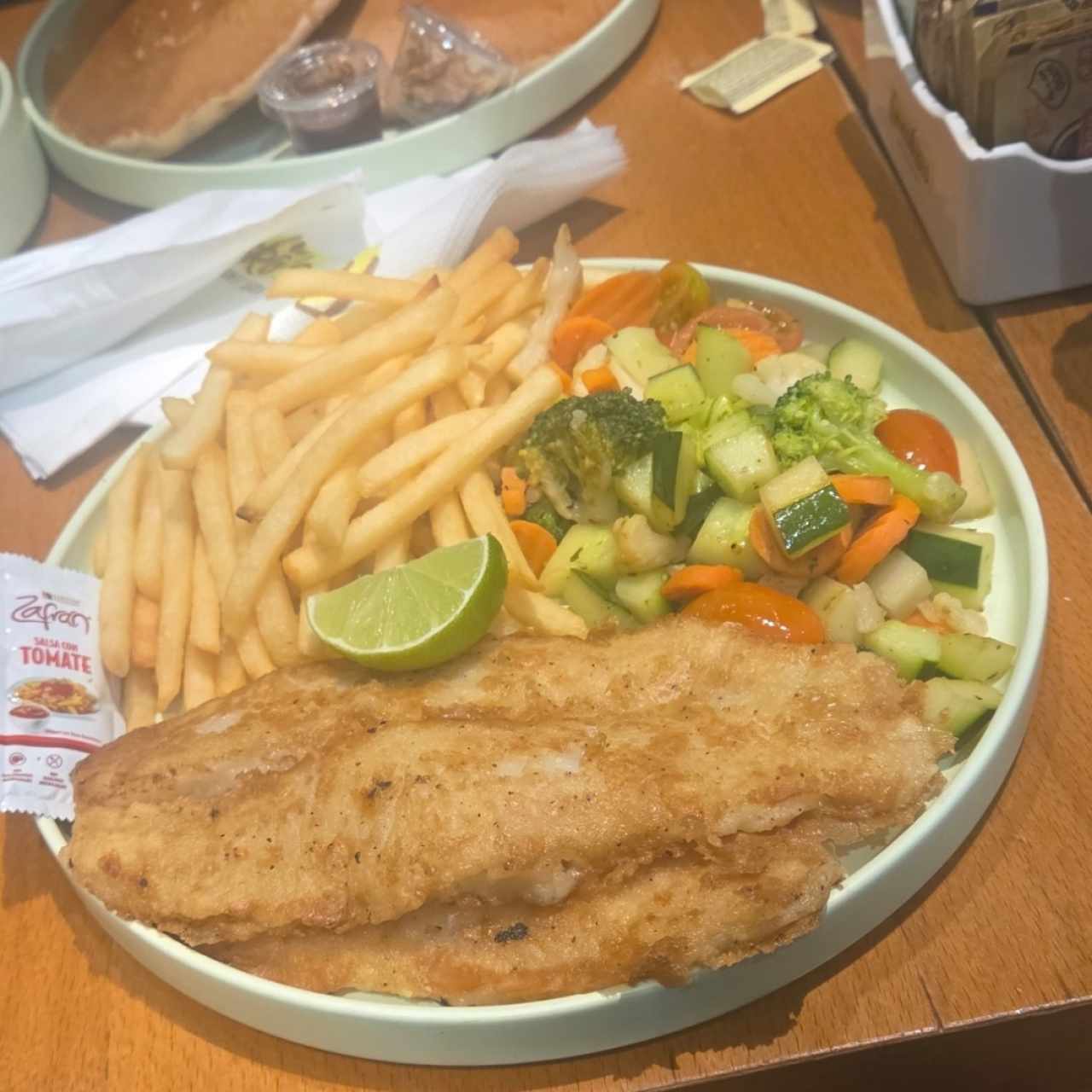 Pescado a la Griega