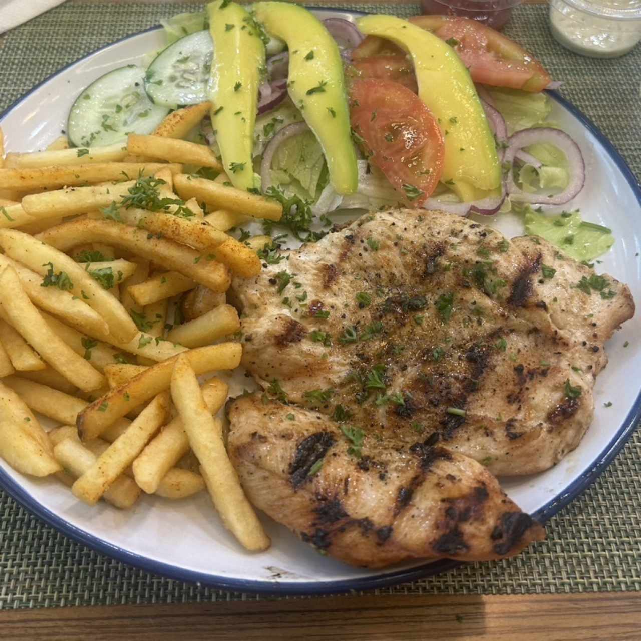 Pollo a la plancha
