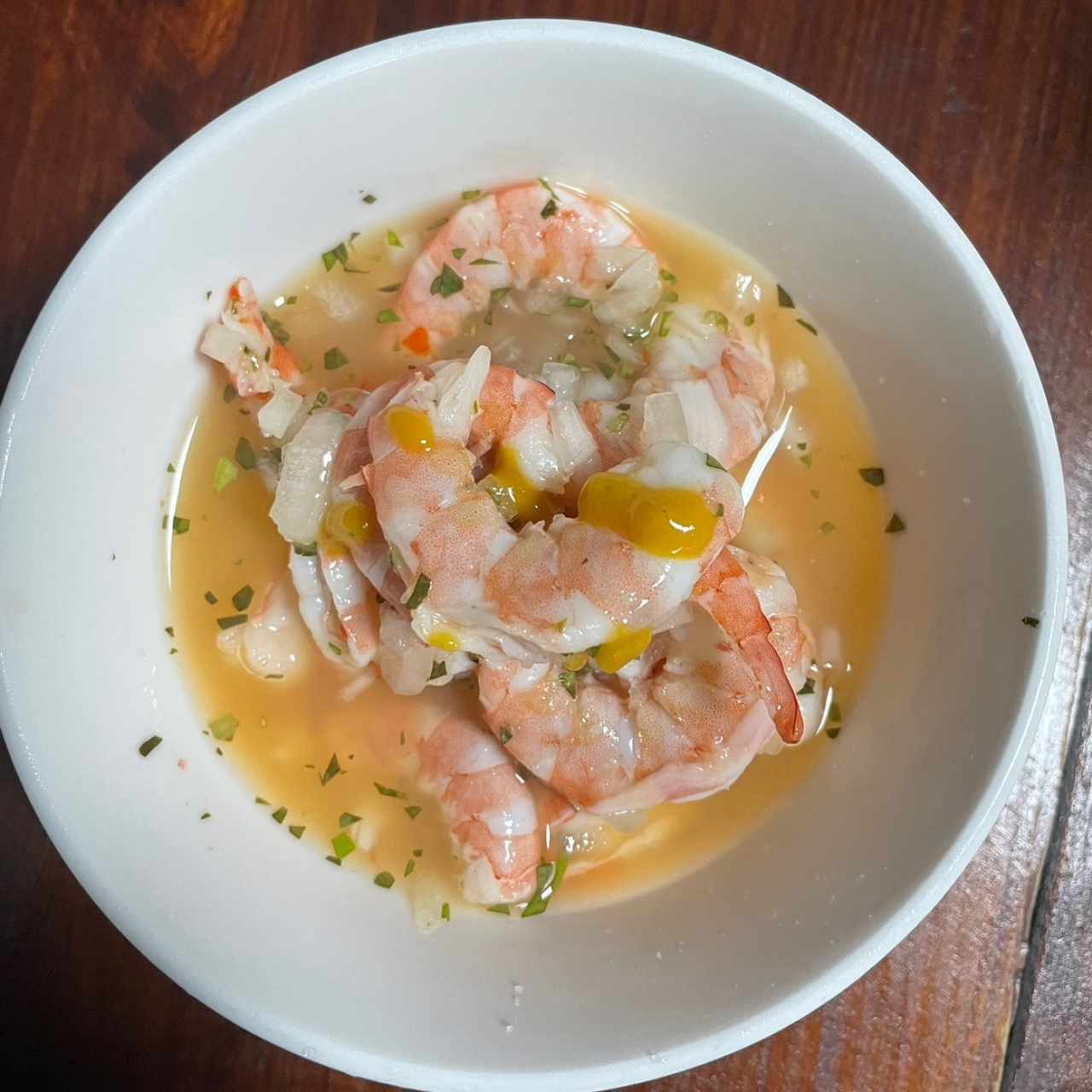Ceviche de camarón 