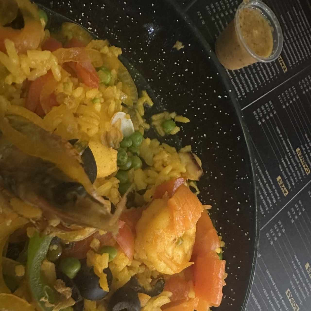 Media Paella Valenciana o de Mariscos