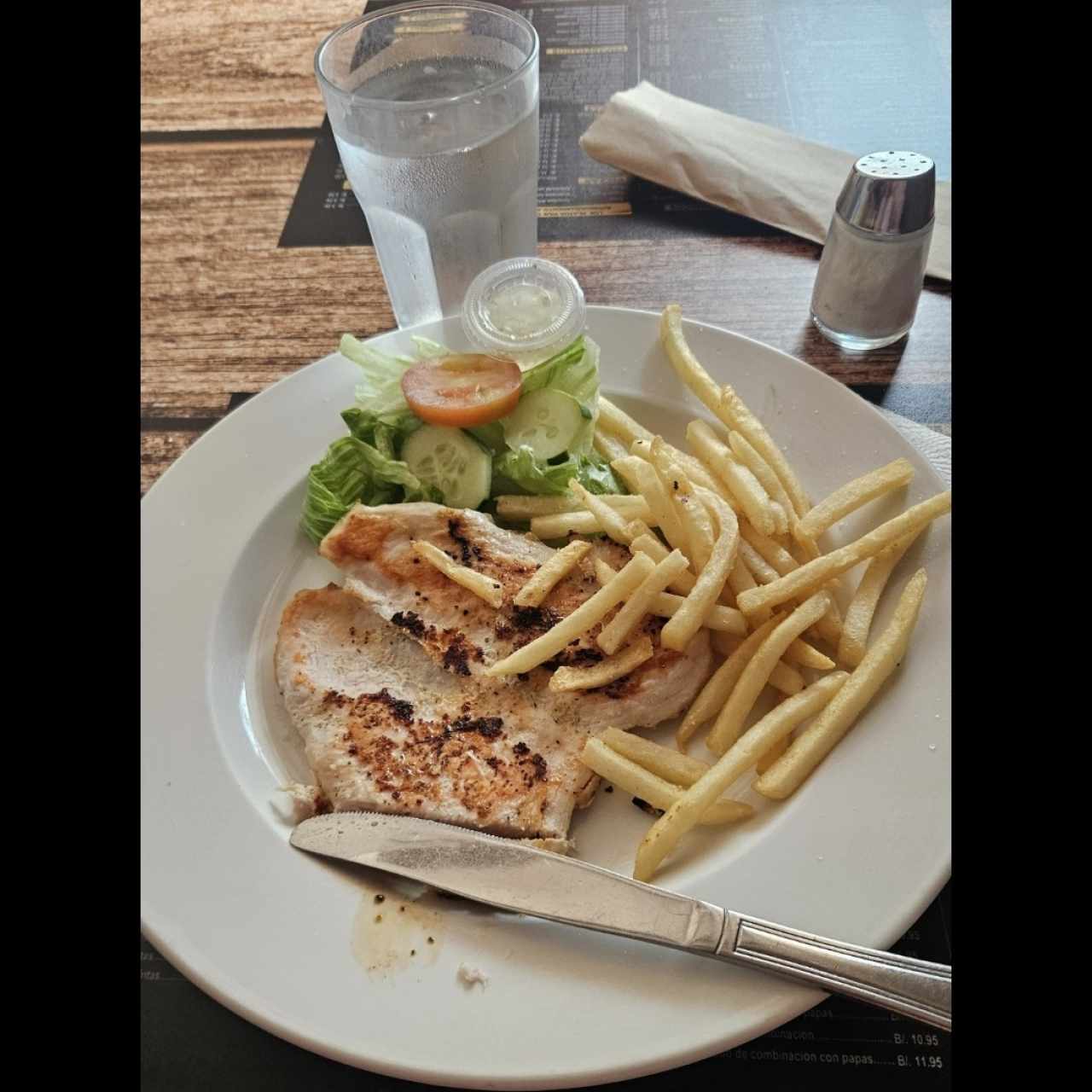 Filete de Pollo a la Plancha o al Ajillo