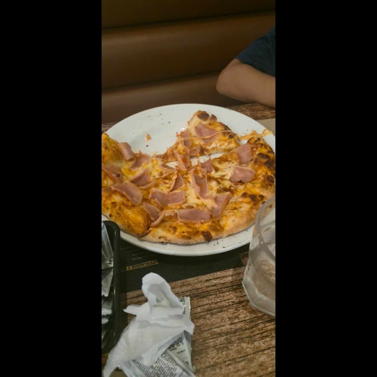 pizza jamon