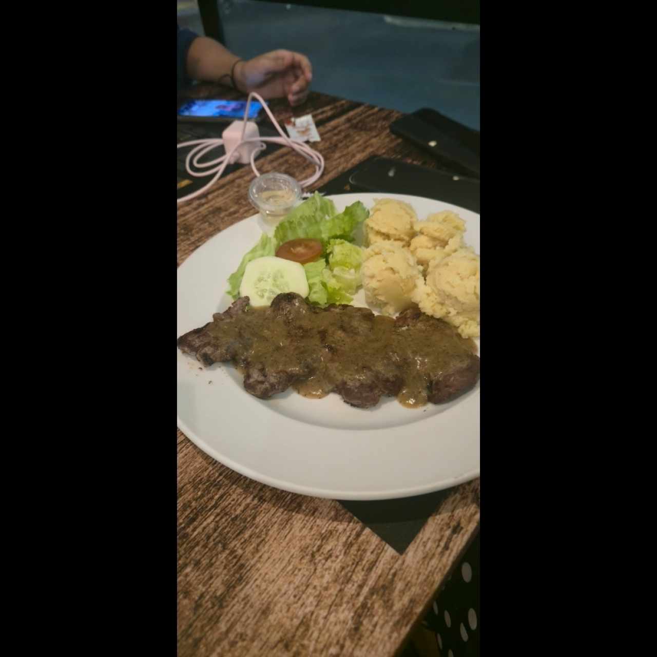 Filete de Res a la Plancha, Picado o Pimienta