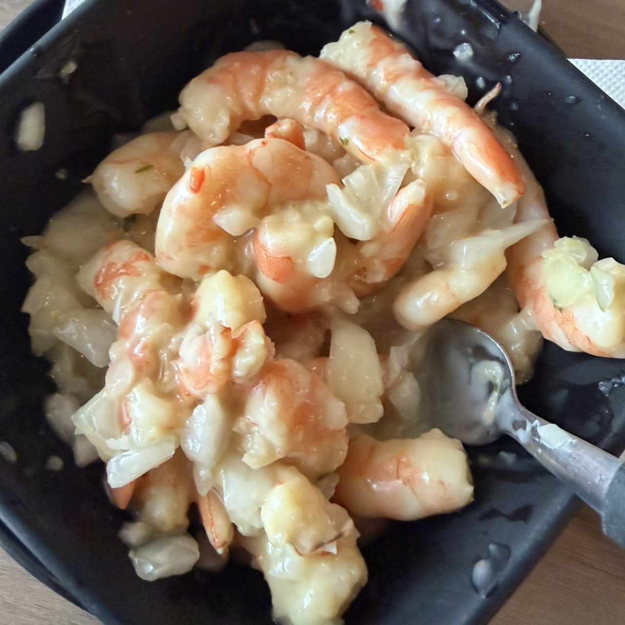 Coctel de camaron salsa caribean
